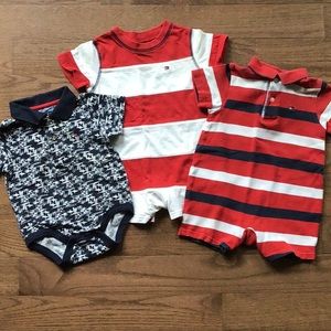 Tommy Hilfiger Boys Short Sleeve Lot Size 6-12 M